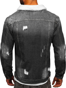 Custom Premium Denim <b>Jacket</b> for Men and Women Vintage Washed Jeans <b>Jacket</b> Casual Streetwear Outerwear OEM Private Label - Product Image 2
