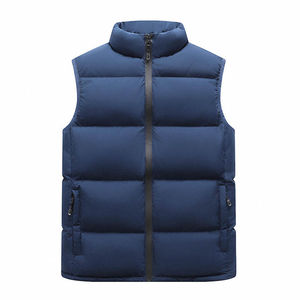 Chaleco Acolchado Brillante para Hombre 2025, Logotipo Personalizado, Impermeable, Sin Mangas, Chaqueta de Invierno Transpirable y Ligera, Chaleco Acolchado OEM - Product Image 2