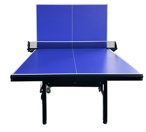 <span class=keywords><strong>Table</strong></span> <span class=keywords><strong>de</strong></span> <span class=keywords><strong>tennis</strong></span> <span class=keywords><strong>de</strong></span> <span class=keywords><strong>table</strong></span> <span class=keywords><strong>de</strong></span> haute qualité, conforme aux normes internationales ITTF, 25 mm MDF, pliable, mobile, écologique, durable, intérieure, bleue - Product Image 2