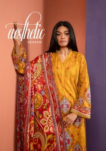 ชุดเดรสฤดูร้อน Faisalabad ผ้าฝ้าย/ชุดสนามหญ้า เสื้อผ้าผู้หญิง ฤดูร้อน ออกแบบผ้าฝ้าย/ชุดสนามหญ้า ชาลวาร์ คามีซ สุภาพสตรี - Product Image 5