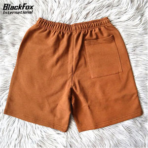 2025 OEM Wholesale Rate Custom Design Hot Style Heavyweight Comfort Knit French Terry Cotton Puff Print <b>Men</b> <b>Shorts</b> - Product Image 2