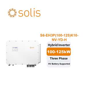 Inversor Solar Híbrido <span class=keywords><strong>Solis</strong></span> de 30KW, 40KW, 50KW, 100KW, 125KW, el Más Vendido en Europa, en Stock para Uso Doméstico e Industrial - Product Image 1