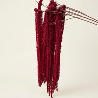 Promo! Tanaman Amaranth Buatan Tangan Daun Merah untuk Hiasan Gantung, Buket Vas untuk Pernikahan dan Hari Valentine