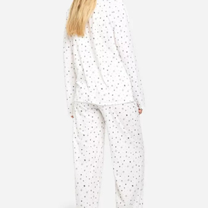 Nuevo estilo de moda de temporada, ropa de dormir con cuello en V para mujer, camisón acogedor transpirable, seda estilo/Tela de satén, ropa informal para el hogar de gran tamaño - Product Image 5