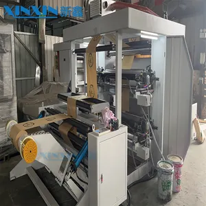High Quality 2 Colors Flexo Printing Machine For FILM PE PP NON-WOVEN PAPER With Good Price