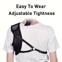 Protection de poitrine légère et facile à utiliser pour les compétitions et la pratique quotidienne de tir à l'arc, s'adapte à la forme du corps, serrage réglable, sangles réglables
