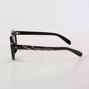 แว่นตาเขาควายคลาสสิกสุดหรูกรอบแว่นแบบพรีเมี่ยมที่ยั่งยืนสำหรับทุกเพศ - Product Image 3