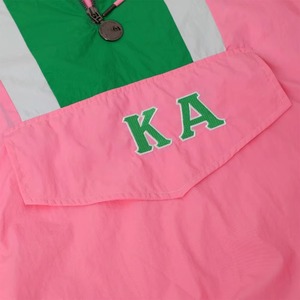 Chaqueta Cortavientos Personalizada AKA Sorority con Media Cremallera, Chaqueta Impermeable para Hombre, Unisex, Cortavientos, Sudadera con Capucha, Media Cremallera, Impermeable, con Bolsillo - Product Image 6