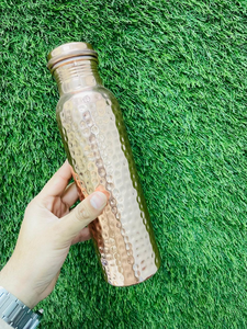 Botella de Agua de Cobre 100% Puro de la Mejor Calidad, a Prueba de Fugas, con Acabado Martillado Antiguo, Ecológica, para Uso en Oficina y Hogar - Product Image 6