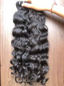 ผมอินเดียแบบหยิกธรรมชาติไม่ผ่านกระบวนการ100% บรรจุภัณฑ์พลาสติกคุณภาพสูง - Product Image 5