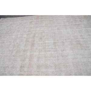 Alfombra Turca Vintage, Alfombra Extra Grande de 6.9x10.4 pies, Alfombra Abstracta Gris - Product Image 4