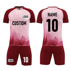 OEM Service Custom Soccer Uniform Breathable <b>Athletic</b> Jersey Shorts Set with Anti-UV Quick Dry Features for Team Sports Training - Product Image 6