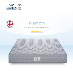 Matelas imperméable à mémoire 160x190-ligne de luxe fabriquée en italie-air à mémoire de forme-housse amovible-meubles de maison - Product Image 2