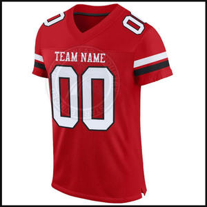 Maillots de sport de football américain personnalisés grande taille chemise d'uniforme de Nouvelle-Zélande vêtements de football en gros - Product Image 2