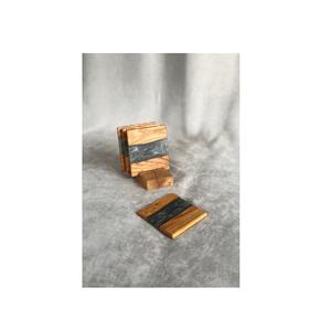 Posavasos de piedra de madera y resina para restaurante, Hotel, Bar de papel, posavasos de cerveza, posavasos de papel para taza de café para bebidas - Product Image 5