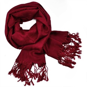 Chales de Color Liso Personalizados al por Mayor para Mujer, Bufandas de Pashmina, Elegantes y Cálidas, Accesorios al por Mayor, Bufanda Hijab para Mujer, Invierno - Product Image 3