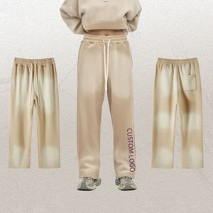 Pantalones Deportivos Unisex de Alta Calidad en Felpa de Algodón, Personalizables, Tallas Grandes, Casuales, Transpirables, de Frente Plano y Ligeros para Hombre y Mujer - Product Image 2