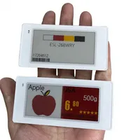 Étiquette électronique de rayon COMPAX 2,13'' résistante aux basses températures, étiquette de prix numérique pour produits de la mer congelés et présentoirs réfrigérés, IP65