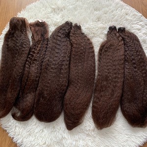 Haute qualité crépus droite vietnamien Remy peau trame extensions de cheveux humains faisceaux produit en gros - Product Image 3