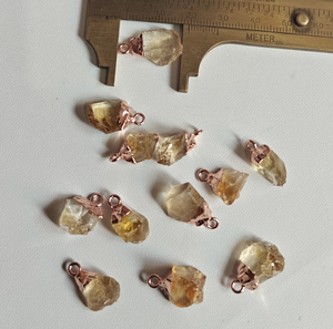 2025 à la mode naturel Citrine pierres précieuses pendentif fin 925 argent Sterling or galvanisé 10To15MM bijoux pour ses femmes hommes - Product Image 4