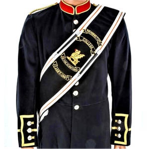 Banda de hombro bordada al por mayor, proveedores de insignias para director de banda. - Product Image 3