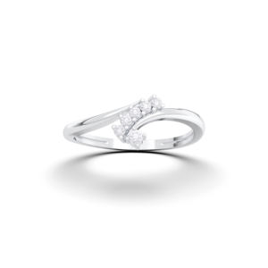 E-F เพชร0.08กะรัต/VVS-VS ชุดง่ามทรงกลมสำหรับ10K/14K/18K แหวนทองแท้ดีไซน์แฟนซีสำหรับทั้งชายและหญิง - Product Image 3