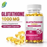 Capsules de Glutathion L-Glutamine 1000mg en Gros sous Marque Blanche, Antioxydant pour l'Éclat de la Peau, 120 gélules pour Vendeurs Amazon, OEM ODM