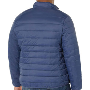 Custom Made Men <b>Canvas</b> Puffer Jacket Stand Front Stitched Personalized Casual Wear Anti-Wrinkle Breathable Comfortable Winter - Product Image 2