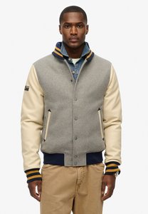 เสื้อแจ็กเก็ตทีมมหาวิทยาลัยเลตเตอร์แมนแขนเสื้อทำจากหนัง PU สำหรับผู้ชายให้ความอบอุ่นอย่างเต็มที่สำหรับฤดูหนาว - Product Image 4