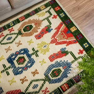 Nueva llegada Alfombra de lana tejida a mano moderna alfombras de algodón antideslizantes de alta calidad para sala de estar dormitorio baño cocina ejercicio - Product Image 1