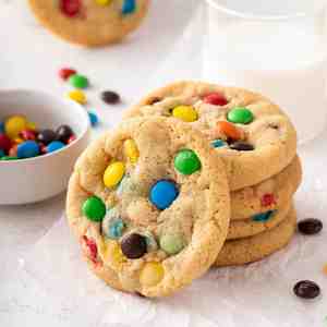 คุกกี้ช็อกโกแลตปรุงแต่ง M & M พร้อมขนมบิสกิตทรงถั่ว - Product Image 1