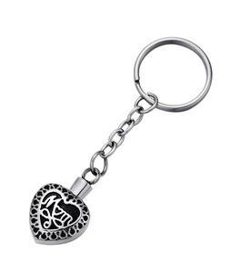 Mini urnes pour maman Urnes décoratives en acier inoxydable pour cendres, mémorial papillon en cœur, crémation, taille personnalisée - Product Image 5