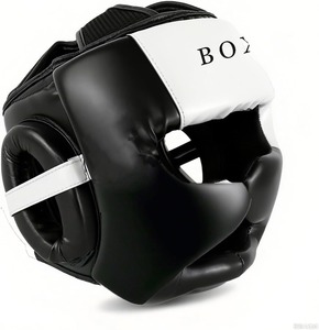 Protector de Cabeza de Boxeo de PU Premium, Diseño Impermeable con Absorción de Impactos, Alta Protección, Acolchado, para Atletas Unisex - Product Image 5