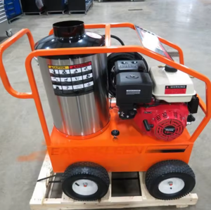 Auténtica Hidrolavadora de Agua Caliente - 4,000 PSI 7.5 HP, Limpiadora de Alta Presión con Función de Eliminación de Residuos para Talleres de Lavado de Coches y Óptica - Product Image 1