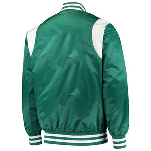 Blouson aviateur pour homme de haute qualité, design personnalisé 2025, avec col montant respirant et poche, logo personnalisé - Product Image 2