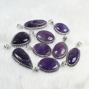 สร้อยคอจี้อัญมณีสไตล์โบฮีเมียนประดับอัญมณีคุณภาพสูง - Product Image 5