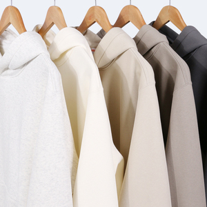 Sudaderas con capucha de gran tamaño de alta calidad para hombre, peso pesado, 430gsm, algodón sin cuerdas para la temporada de invierno - Product Image 1