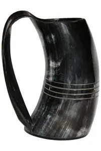 Cuerno de búhos para beber, cuerno vikingo de alta calidad, Tankard para café, Mead, Medieval, taza con mango - Product Image 4