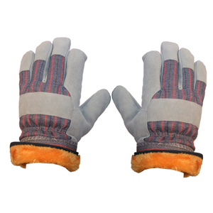 ถุงมือหนังวัวสำหรับงานก่อสร้างถุงมือทำงานกันลื่นถุงมือหนังวัวแยกสำหรับอุตสาหกรรม - Product Image 3