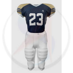 Traje de fútbol americano de Nueva temporada con estampado de número personalizado Uniforme de fútbol americano de ajuste moderno diseñado para poder y estilo - Product Image 1