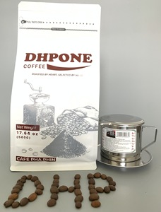 Tendencia Top 2026: Café Molido de Tueste Medio, Mezcla de Robusta y Arábica para Máquina de Espresso y V6 Brew, 500g/bolsa, Marca DHPONE - Product Image 4