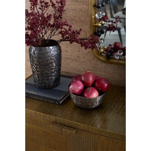 Florero de Metal Hecho a Mano Exclusivo, Florero de Metal Decorativo de Tendencia Mundial de Lujo, Decoración de Florero, Maceta de Estilo Urbano - Product Image 2