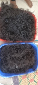 Direct de l'Inde 100% Remy vierge cheveux humains armure ondulés droits bouclés brut non transformé cuticule cheveux alignés sensation de main douce - Product Image 5