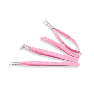 Pinzas Multifuncionales de Acero Inoxidable para Extensión de Pestañas, Económicas, Duraderas, Probadas a Mano, Herramienta de Maquillaje - Product Image 2