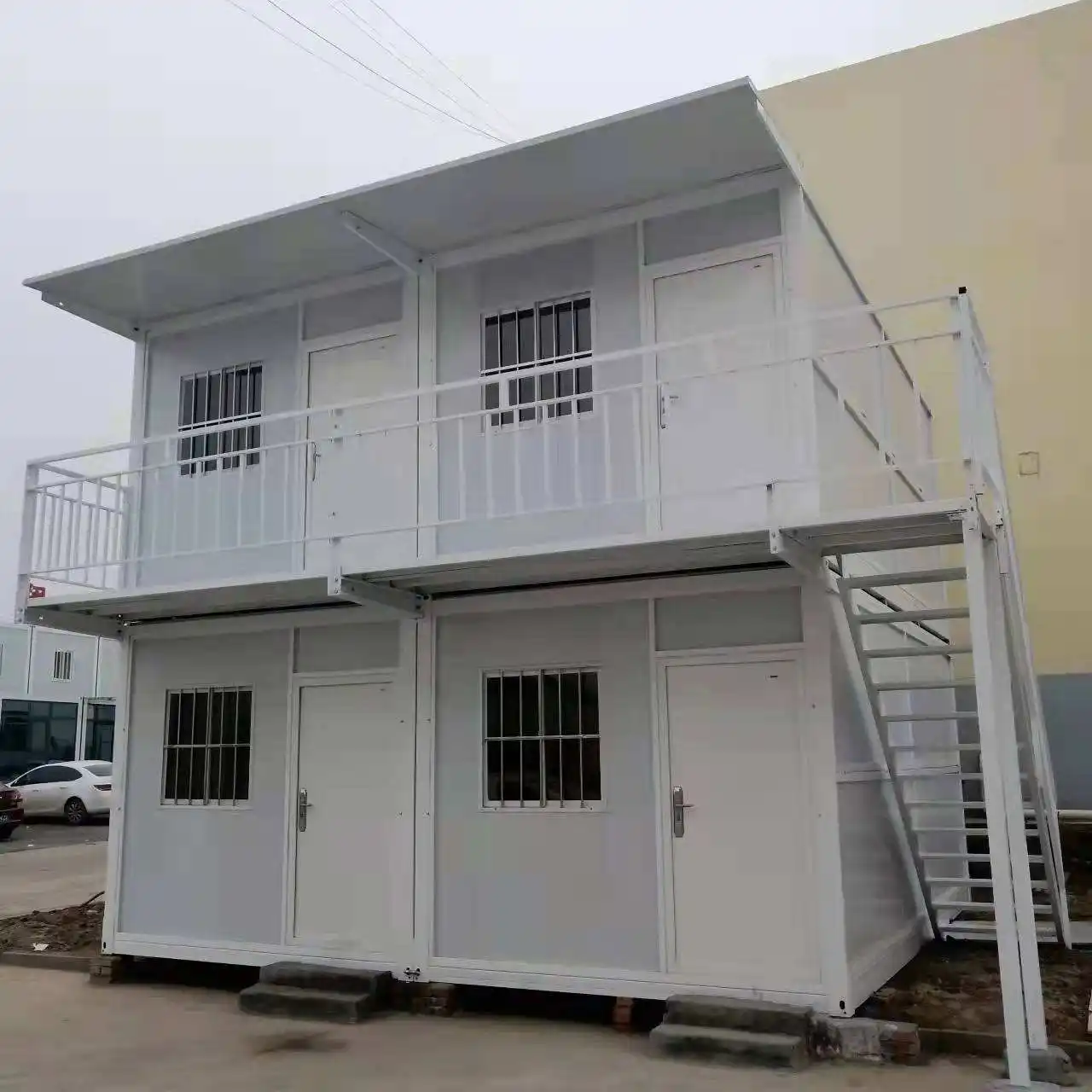 2 story good quality prefab houses flat pack container house and modular cabin for sale