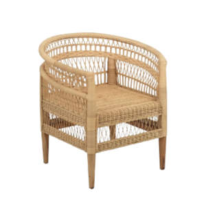Home Garden Outdoor <b>Furniture</b> Natural Handwoven Rattan Ubree Arm Chair with Cushions Armchair With Vintage Design for SALE - Product Image 2