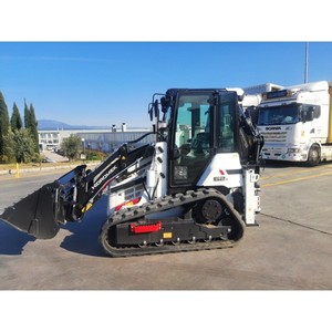 HIDROMEK 62T Minicargadora Compacta de Orugas con Motor Diésel, Excavadora de Orugas de Color Blanco - Product Image 2