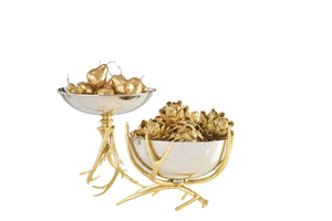 Cuenco de frutas con diseño de Halloween, soporte de ramas de larga duración, utensilios de cocina metálicos, tazón decorativo para servir - Product Image 2