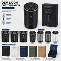 Diffuseur intelligent pour voiture, 3 modes de parfum, lumière puissante, double commandes tactiles, brume ultrasonique nano pour la maison et l'auto