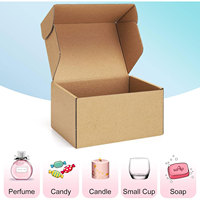 Cajas de Envío Pequeñas, Cajas de Cartón Corrugado Marrón, Embalaje Ligero para Envíos, Mudanzas y Almacenamiento, Color y Tamaño Personalizables